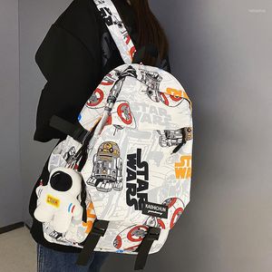 Backpack Printing Waterproof School Bag Women Graffiti College Men Travel Book Girl Boy Laptop Student Fashion Lady Male