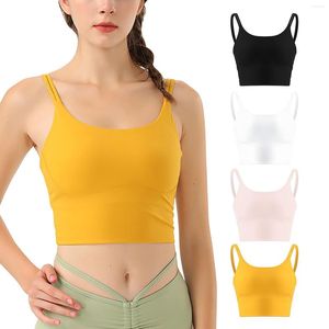 Reggiseni sportivi modellanti da donna per donna Canotte corte imbottite senza ferretto ad asciugatura rapida Yoga Fitness Corsa Palestra Target