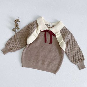 1-4Yrs Toddler Baby Boys Girls Clothing Sets Fall Winter Cardigan SweaterwithShorts Infant Baby Girls Boys Knit Suit Korean Style