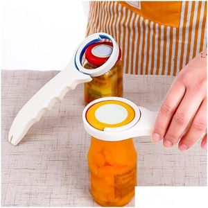 Openers 3 In 1 Mtifunction Plastic Screw Cap Jar Bottle Wrench Opener Antislip Handle Kitchen For Beer Rrb16591 Drop Delivery Home G Dhu5Q
