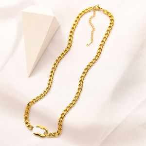 Luxury Classic Style Designer Letter Halsband varumärke Letter Pendant Chains Halsband smycken Tillbehör Högkvalitativa bröllopspresenter