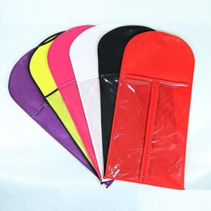 Storage Bags Nonwoven Wig Bag 29X60Cm Black White Red Hair Beauty Durable Dustproof Portable Small Suit Case Er Drop Delivery Home G Dhtjy