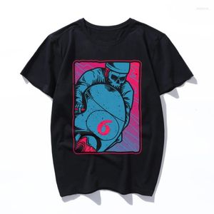 Camisetas masculinas Camisetas antigas Camisa de manga curta de estilo coreana Mulher moda letra solta letra impressão camisetas casuais harajuku tumnlr homens tops