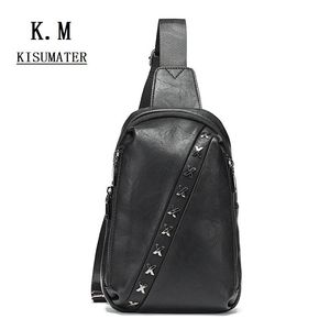 Hüfttaschen Bauchtasche Herrentasche Designer Kleine Umhängetasche Niete Retro Für Teenager