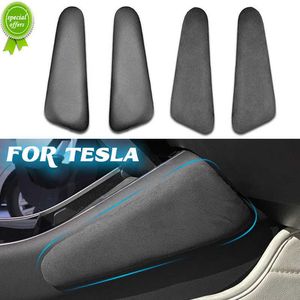 New Car Knee Pad Cushion Center Console Knee Pillow Leg Pad Thigh Support Car Interior Accessories Fit For Tesla Model 3/Y