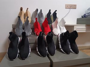 Balenciagas Socks Speed Trainer 1.0 Skor Herr Runner Triple Svart Vit Röd Sock Shoe Dam Balencaigas Sneakers Classic Recycled 2.0 Designer Sneaker