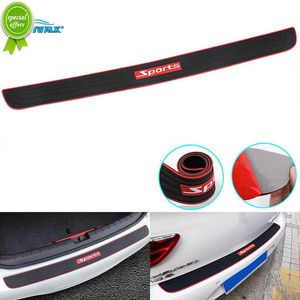 New Universal Car Protector Rear Bumper Guard Strip Rubber Mouldings Pad Trim Cover Strip 104/90cm Car Trunk Door Sill Plate