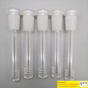8 Sizes Glass Downstem 14mm Female to 18mm Male smoking Accessories Diffused Joint Down Stem for Bongs