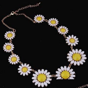 Chokers new Fashion Candy Color Clorte Collectes Women Beautif Daisy Акриловые короткие подвески друг друга подарки на день рождения подарки Dealive Dhgarden Dhgi1