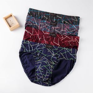 Majaki Jieshen Stripe Briefs Sprzedaż 4PC/partia Męska Krótka bawełniana bieliznę mężczyzn Seksowna bielizna 230331