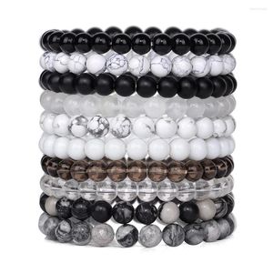 Strand 2pcs/Set Women Bracelet браслет натуральный камень вулканические лавы бирюзовые кварцевые бусины пары браслеты мужские модные энергетические пары украшения