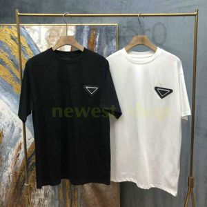 Men's T-Shirts popular 21ss summer paris mens luxury geometry tshirts women letter printing t shirts breathable casual cotton loosefitting designer UL7I