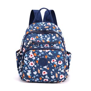 Bolsas escolares Vento Marea mini mochila impressão de flores femininas bolsas de ombro de ombro de ombro