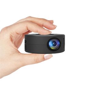 Projektorer YT200 Mini Projector LED Home Media Player Audio Portable Proyectors 320x180 Pixels Stöd 1080p USB Video Beamer 230331