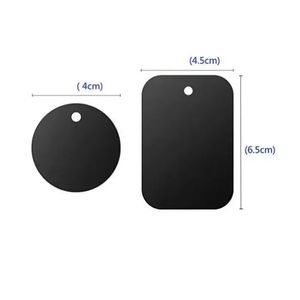 Universal Car Mount Metal Plate with Adhesive For Magnetic Mount cellphone Holder Replacement Metal Plate Kit Magnet Mobile Phone Stand