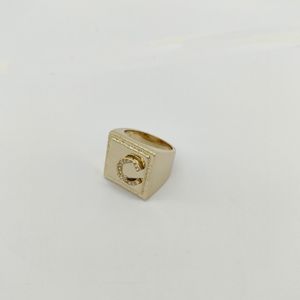 2023 Luxury quality charm punk ring with diamond in 18k gold plated have box stamp PS7755A