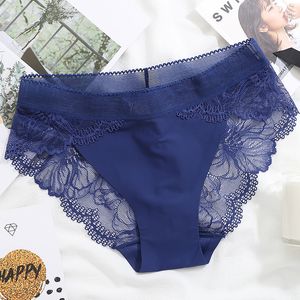 Kvinnors trosor plus storlek Kvinnors underkläder Kvinnors underkläder Comfort Intime Lace Underwear Ice Silk Hollow Sexig underkläder Calcinha 230331