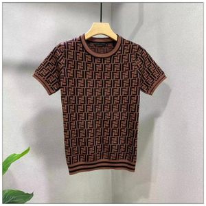 2023 T-shirt da uomo Maglioni di design Uomo Inverno Primavera Bottoming Top in maglia Casual Lana Streetwear Lusso Hip Hop Estate girocollo maniche corte che assorbono il sudore