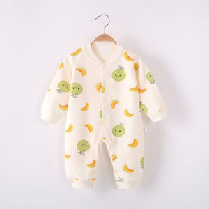 Pajamas Baby Clothing Spring Autumn Summer born Clothing Ha Clothing Baby Pajamas Net Red Thin Cotton Climbing Clothing 230331