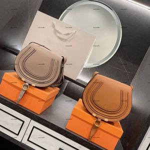 luxury Brand Messenger bags wholesale Designers Women High Quality Genuine Cowskin Leather Cloe Mini Marcie Shoulder Saddl