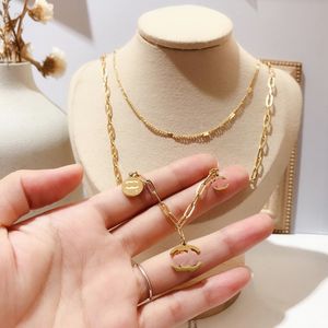 Top Womens Memory Necklaces Designer Pendant 18 Gold Gift Dainty Jewelry Necklace Celtic Stainless Steel Long Chain Wedding