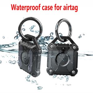 Anti-Drop für Airtag Wasserdichtes Gehäuse Schlüsselbundhalter Schraubenabdeckung Kompatibel für Apple Air Tag Anti-verlorenes Hundehalsband Finden