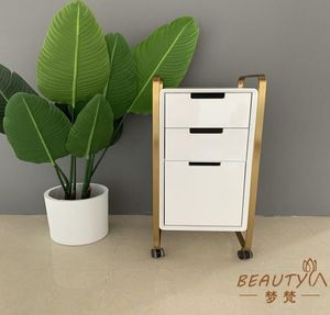 Salongfrisör Salong Trolley Beauty Salon Products Tool Car Cabinet Drawer Type Mobil Storage Counter