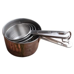 4 Pcs/Set Stainless Steel Measure Spoon Tools Cake Baking Measuring Scoop Milk Coffee Measure Spoons Kitchen Bakeware Scoops SN4357