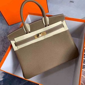 Borse Birkinbag borse designer h tote togo in pelle semi manuale di cera di miele semi di cera per platino importato padella chira lumaca con lese da donna ha frj