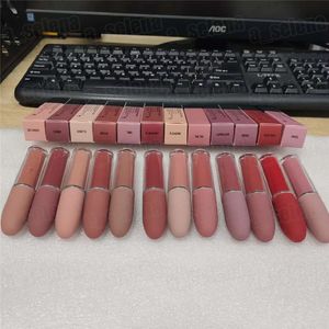 Lip Gloss Batom Líquido Matte LipGloss Makeup Luster Retro Frost Sexy Batons 4,5g 12 cores