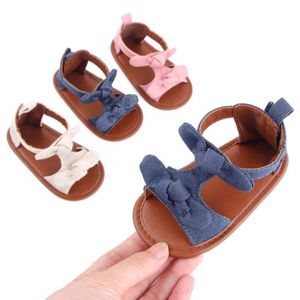 Sandals Bobora Baby Girls Sandals Summer Shoes Outdoor First Walker Toddler Girls Shoes for Summer Z0331