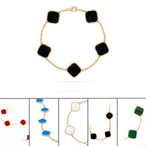 16 Style Luxury Clover Armband Designer Jewelry for Women Cleef Love Charm Armelets Gifts jul present