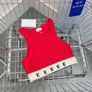 Womens crop top streetwear shirt sweater shirt knits tee designer tank tops women clothing fashion letter summer sleeveless pullover vest designer swimsuit