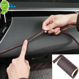 New Car Molding Trim Strip Car Interior Cruscotto Door Gap Linea di decorazione in pelle Treccia fai-da-te Strip Car Style Refit Decoration