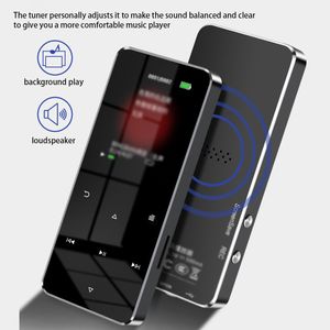 MP3 MP4 Player mit integriertem Bluetooth Ser Touch Key FM Radio Video Play Ebook HIFI Metal MP 4 Music 16G 230331