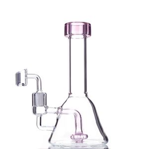 Glass Hookah Bong Dabber Rigs Water Bong Smoking Pipes 8.4 인치 높이 14mm 석영 뱅커 또는 그릇을 사용한 암컷 동정 거품 수상관