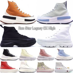 Top Run Star Legacy CX High Canvas Shoes Chuck 70 AT-CX Män kvinnor Casual Shoe Soft Sunshine Egret Khaki Gum Outdoor Platform Sneakers Storlek 36-44