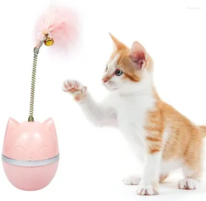 Cat Toys interativo Tumbler de brinquedo Swing para gatos tocam cachorrinho de gatinho engraçado perseguindo acessórios elétricos não elétricos