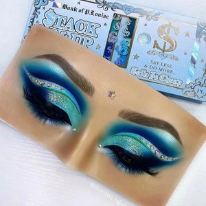 3D-Nerz-Wimpern Falsche Wimpern Wiederverwendbares Make-up-Brett Augenbrauen-Tätowierungs-Übungs-Haut-Augen-Make-up-Training Silikon-Übungs-Pad für Make-up-Schönheits-Akademie-Kosmetik