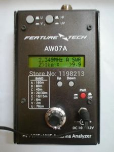 Mierniki częstotliwości AW07A HF VHF UHF 160M Impedancja SWR Analizator anteny dla HAM Radio Hobbists DIY Walkie Talkie Dwukierunkowe radia