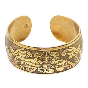 Bangle Vintage Gold Color Tibetan For Women Men Pakistan Ethnic Open Afghan Gypsy African Bracelets Jewelry