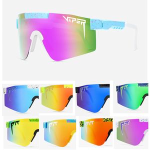 Occhiali da sole polarizzati originali Sport Google TR90 per uomo/donna Occhiali antivento da esterno Regalo con lenti a specchio UV