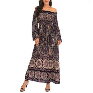 Vestidos casuais saia feminina longa praia praia prima