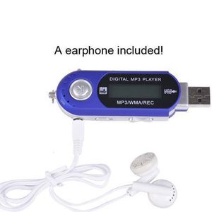 MP3 MP4 Players Mini LCD Display With USB High Definition Music Support FM Radio Free Earphone 230331