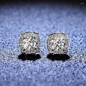 Orecchini con perno 2023 Moda Cubic Zirconia Grande orecchino quadrato per gioielli da donna Matrimonio Brincos Boucle D'oreille CZ730