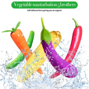 Massaggio Carota Vibratore Prodotti per adulti Stimolatore vaginale punto G Masturbatore femminile Capezzolo Massaggiatore clitorideo Giocattoli erotici per coppia