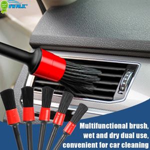 New 1pcs/5pcs Detailing Brush Set Car Brushes Car Detailing Brush For Auto Cleaning Detailing Brush Dashboard Air Outlet Wheel Brush