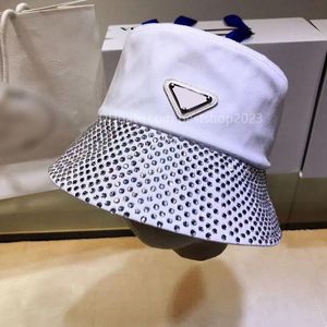 Designer original Bucket Luxury Hat Fashion Fisherman's Hat Hat Winter Conjunto Diamante