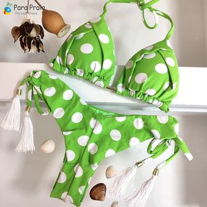 Badebekleidung Para Praia 2023 24 Farben Sommer Micro Bikini Mini Neckholder Badeanzug Brasilianischer Badeanzug Tanga Set Push Up Biquini 230331