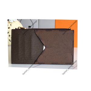 3A QUALITY MEN DESINERS CARDS CARDS HOLDER CARDS HOLDERS LAMBSKIN MINI WALLETS COIN PRUSE POCKEE INTERION SLOT POCKETS M64038レザーデザイナー封筒